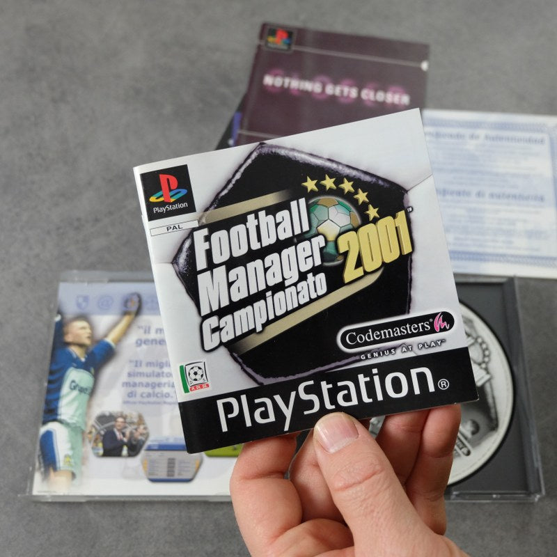 Football Manager Campionato 2001 Sony