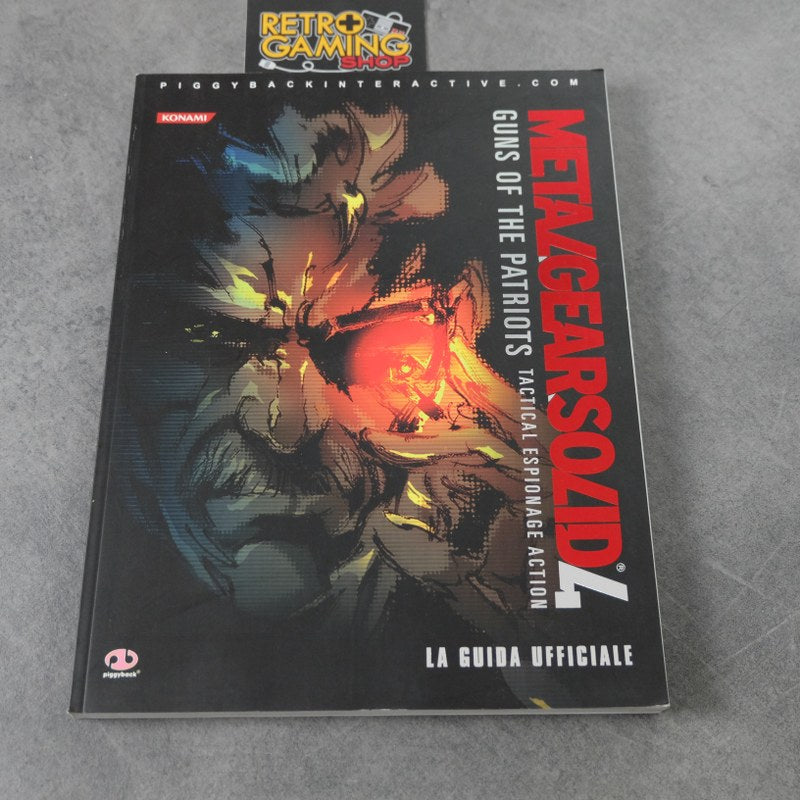 Vendita Metal Gear Solid 4: Guns Of the Patriots La Guida Ufficiale - Retrogaming Shop