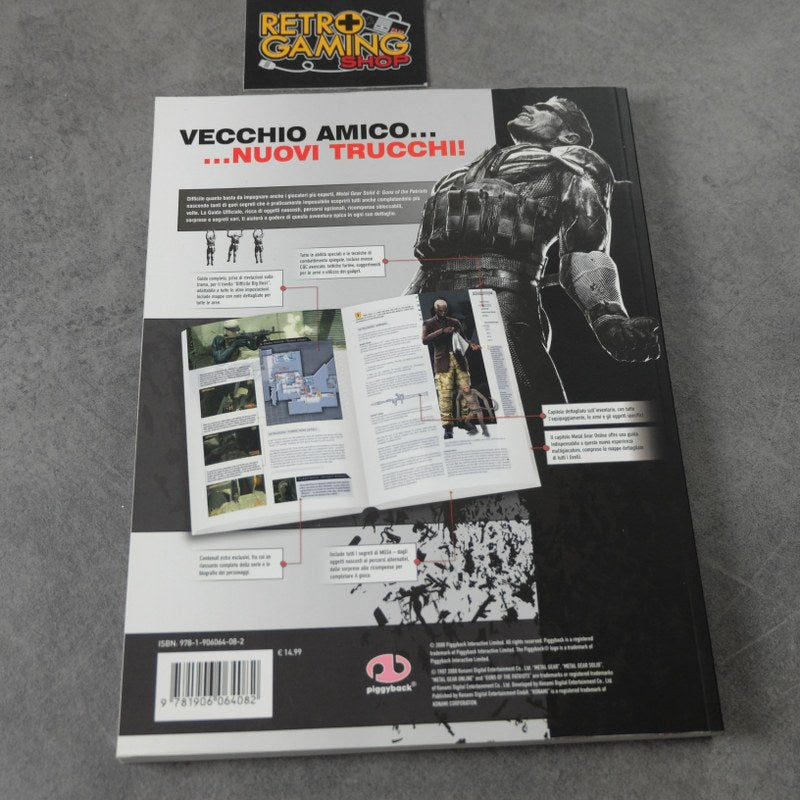 Vendita Metal Gear Solid 4: Guns Of the Patriots La Guida Ufficiale - Retrogaming Shop