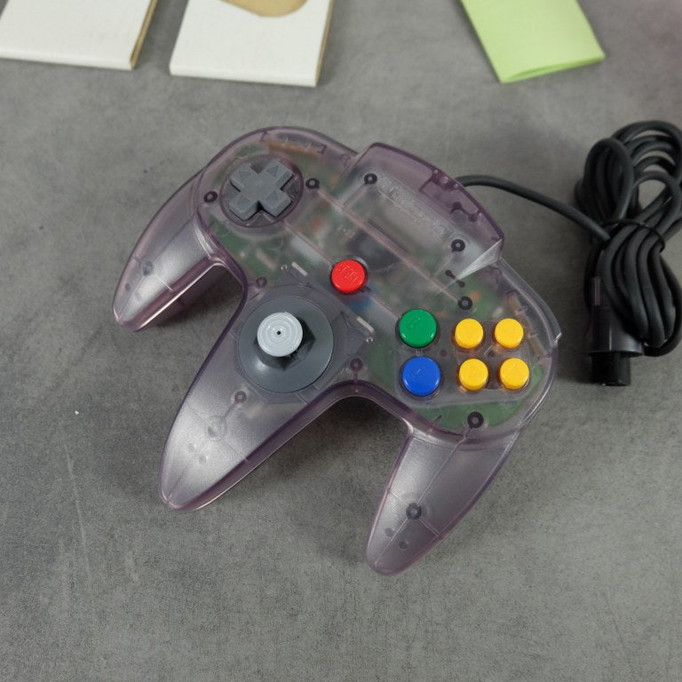 Vendita Joypad Nintendo 64 Clear Purple - Retrogaming Shop