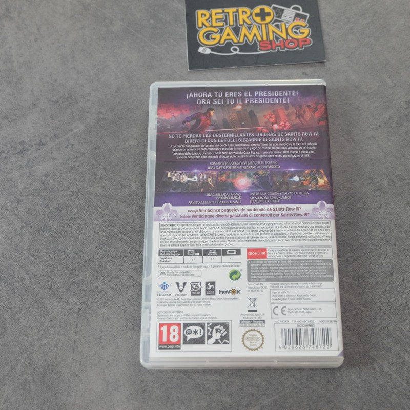 Saints Row IV Re Elected Nintendo