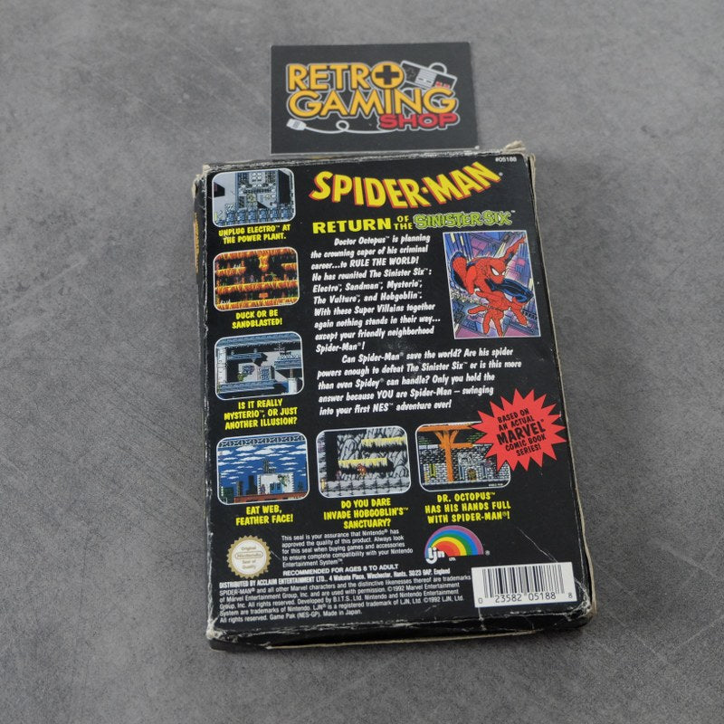 Spider-man Return Of  the Sinister Six Nintendo