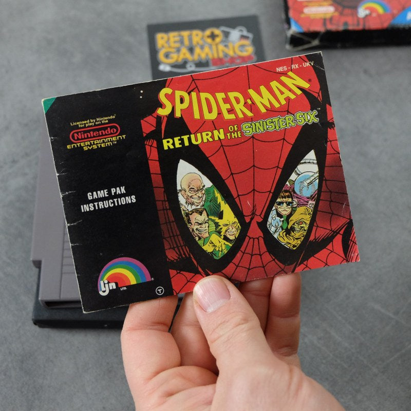 Spider-man Return Of  the Sinister Six Nintendo