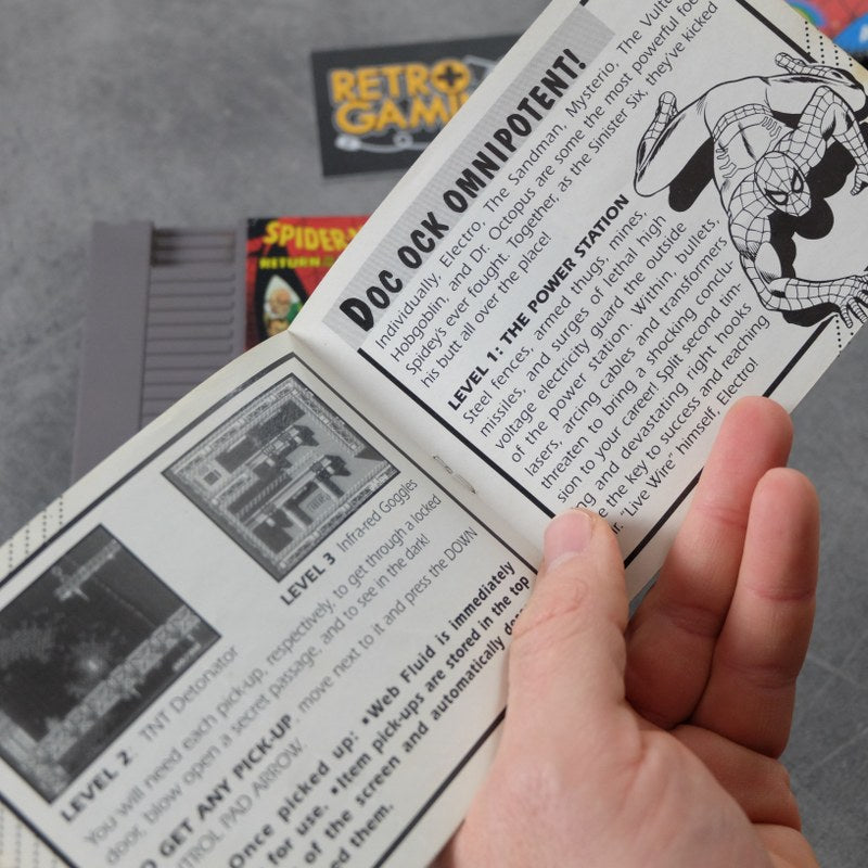 Spider-man Return Of  the Sinister Six Nintendo