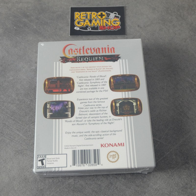 Vendita Castlevania Requiem Classic Edition Limited Run LR#443 Nuovo - Retrogaming Shop