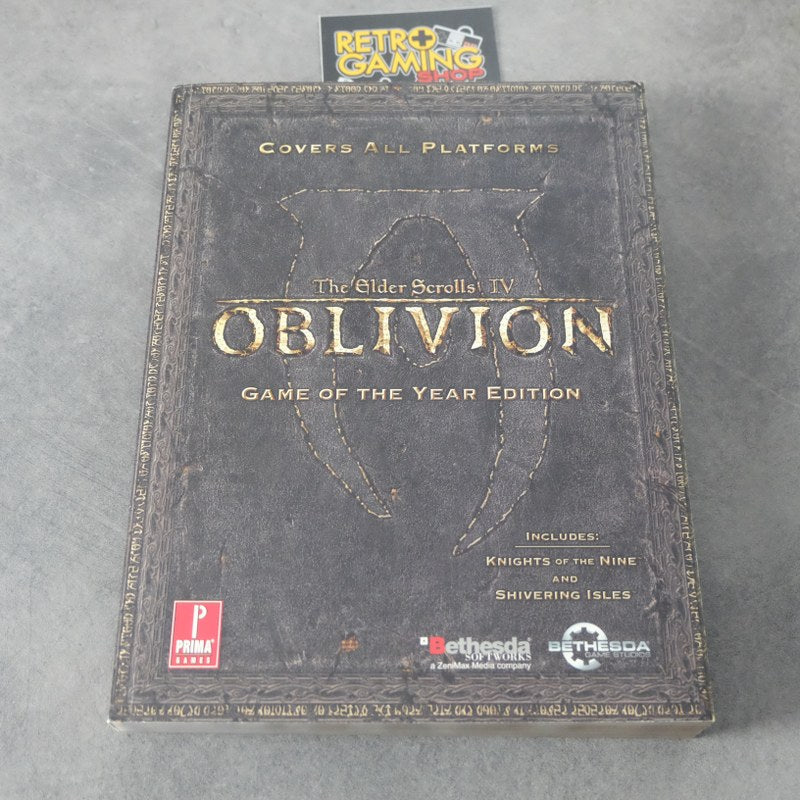 Vendita The Elder Scrolls IV Oblivion GOTY Official Guide - Retrogaming Shop
