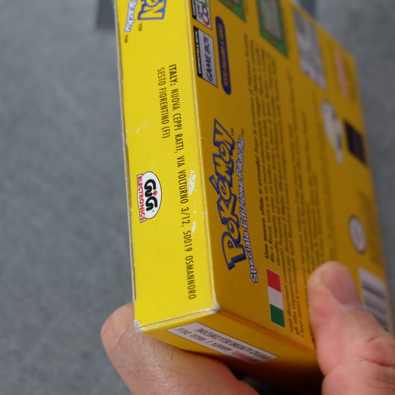 Vendita Pokemon Versione Gialla - Retrogaming Shop
