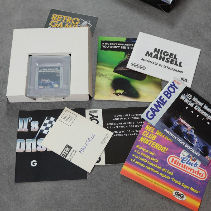Nigel Mansell's World Championship Racing Nintendo