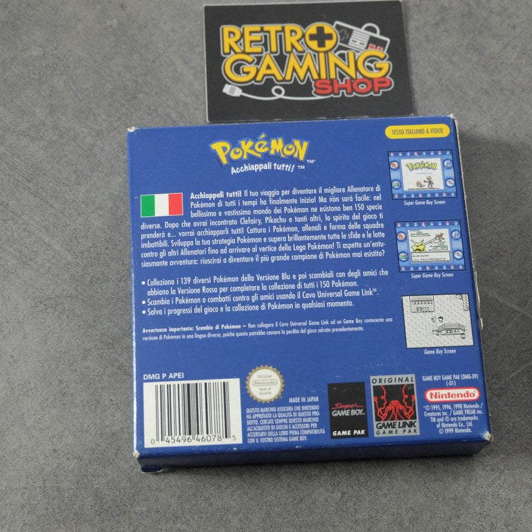 Vendita Pokemon Versione Blu - Retrogaming Shop