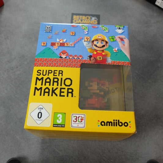 Super Mario Maker + Artbook + Amiibo Nuovo Nintendo