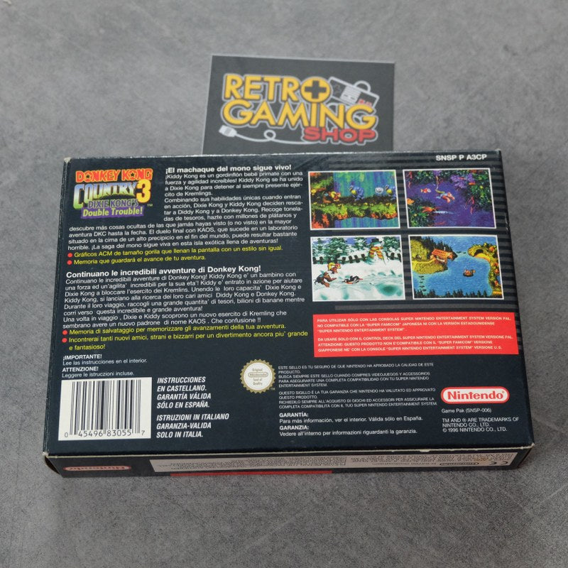 Vendita Donkey Kong Country 3 Dixie Kong's Double Trouble - Retrogaming Shop