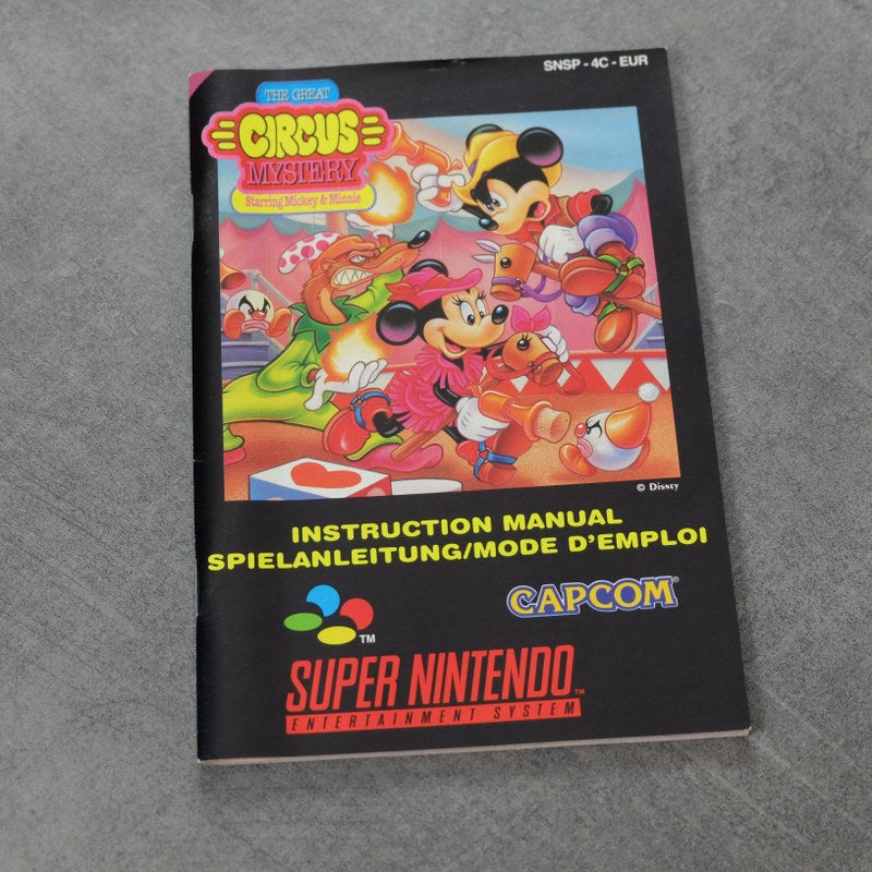 The Great Circus Mystery Starring Mickey Mouse Nintendo