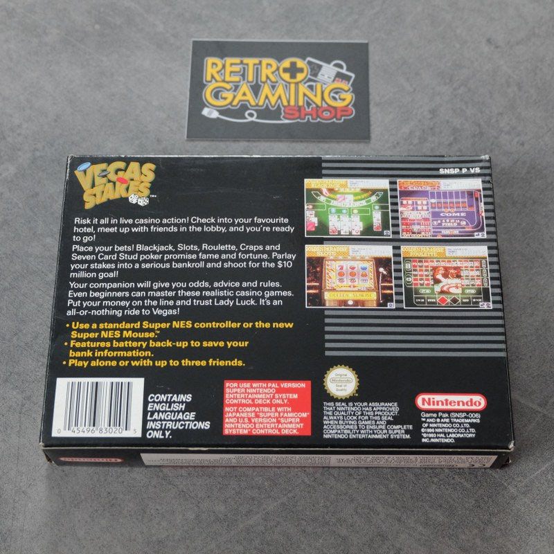 Vendita Vegas Stakes - Retrogaming Shop