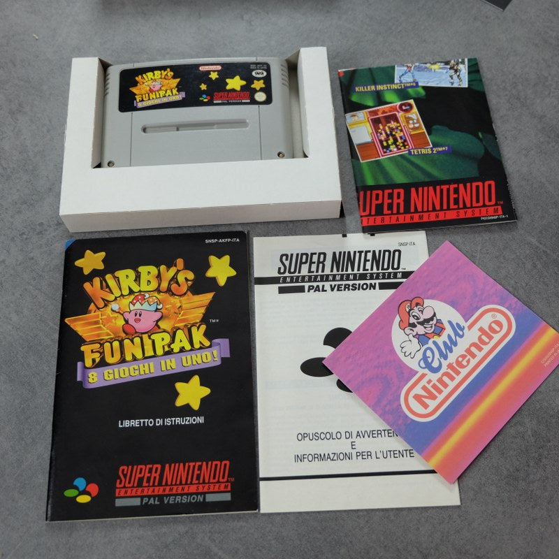Vendita Kirby’s Fun Pak 8 Giochi in Uno! - Retrogaming Shop