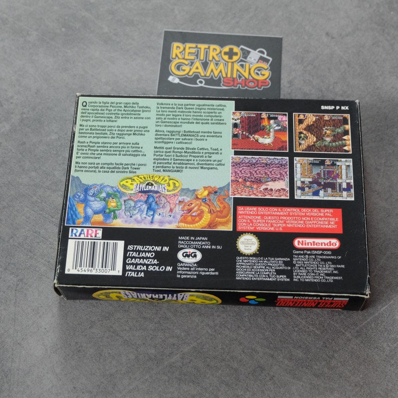 Battletoads in Battlemaniacs Nintendo