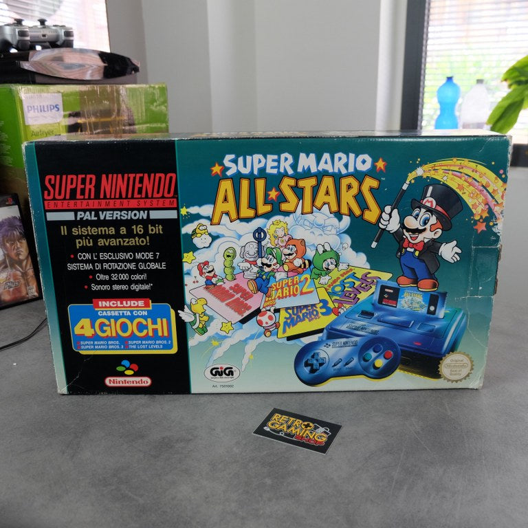 Vendita Super Nintendo Super Mario All Stars Pak GIG - Retrogaming Shop