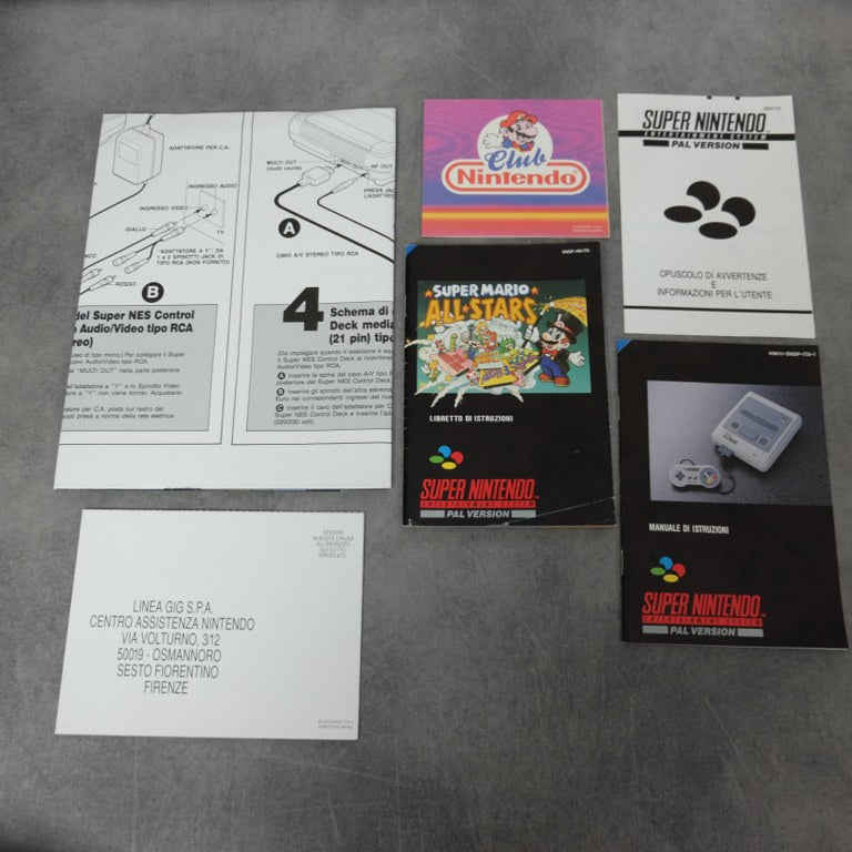 Vendita Super Nintendo Super Mario All Stars Pak GIG - Retrogaming Shop
