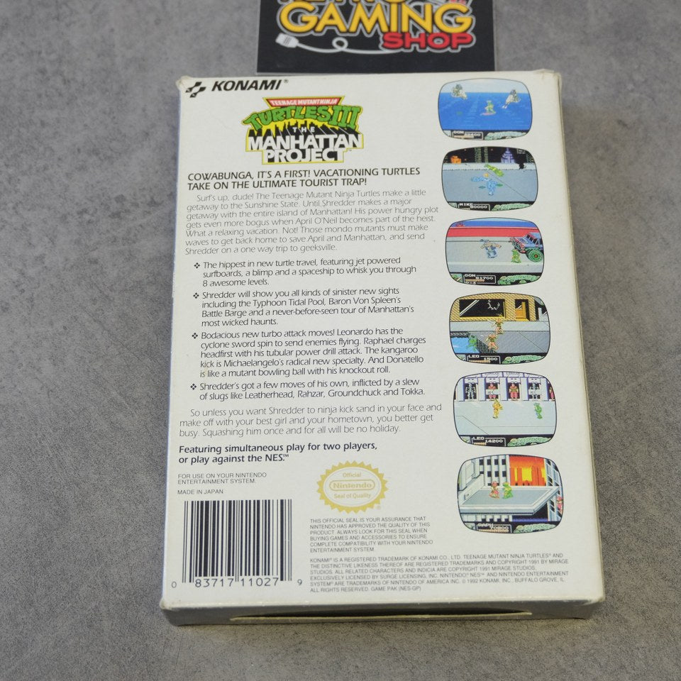 Turtles 3 The Manhattan Project Nintendo