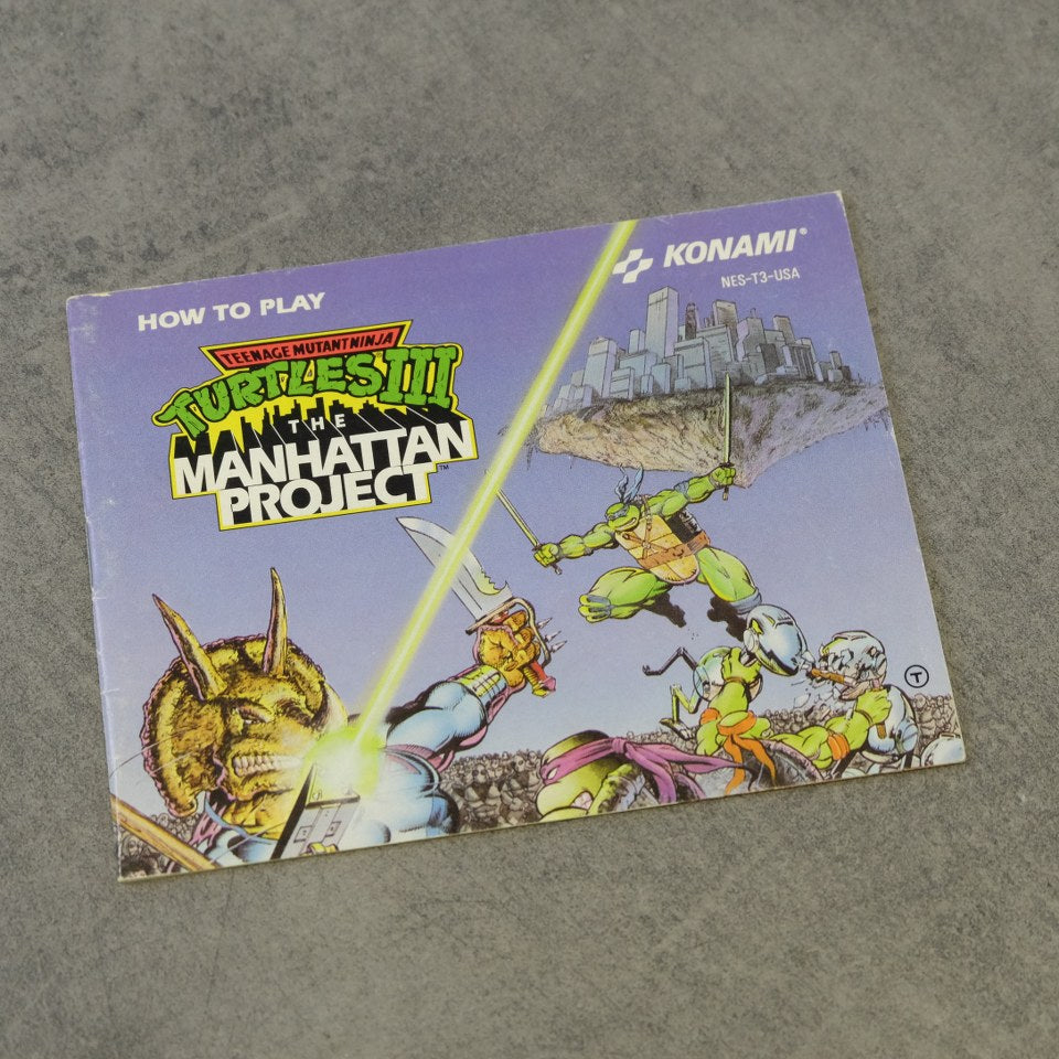 Turtles 3 The Manhattan Project Nintendo