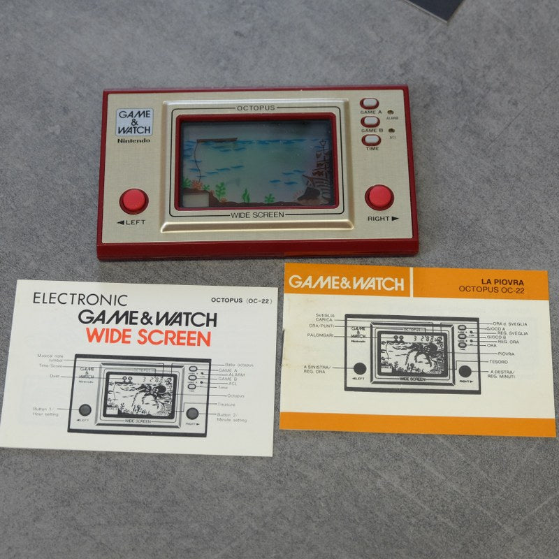 Game & Watch Octopus Nintendo