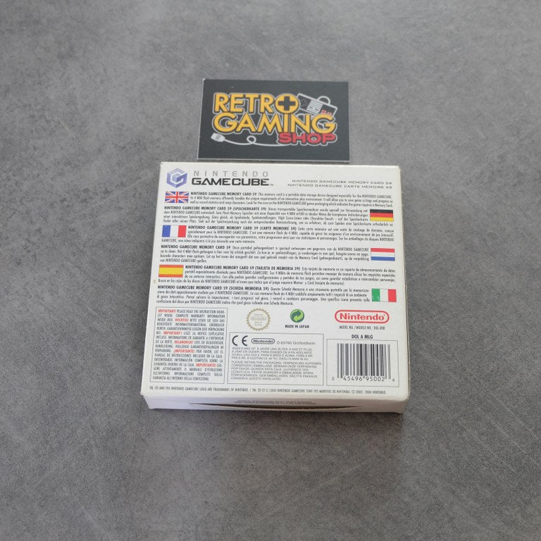 Vendita Memory Card 59 Blocchi Gamecube Boxata - Retrogaming Shop