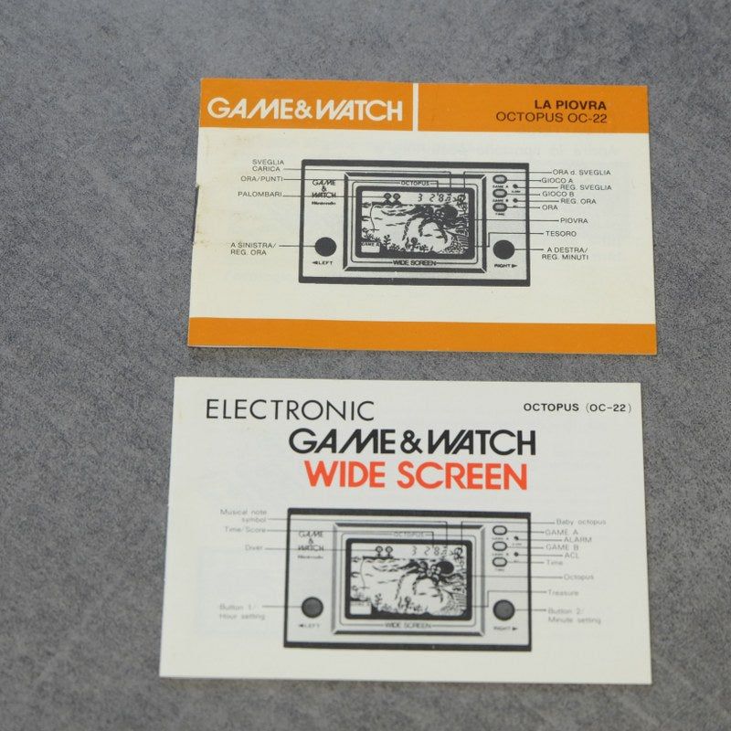 Vendita Game & Watch Octopus - Retrogaming Shop