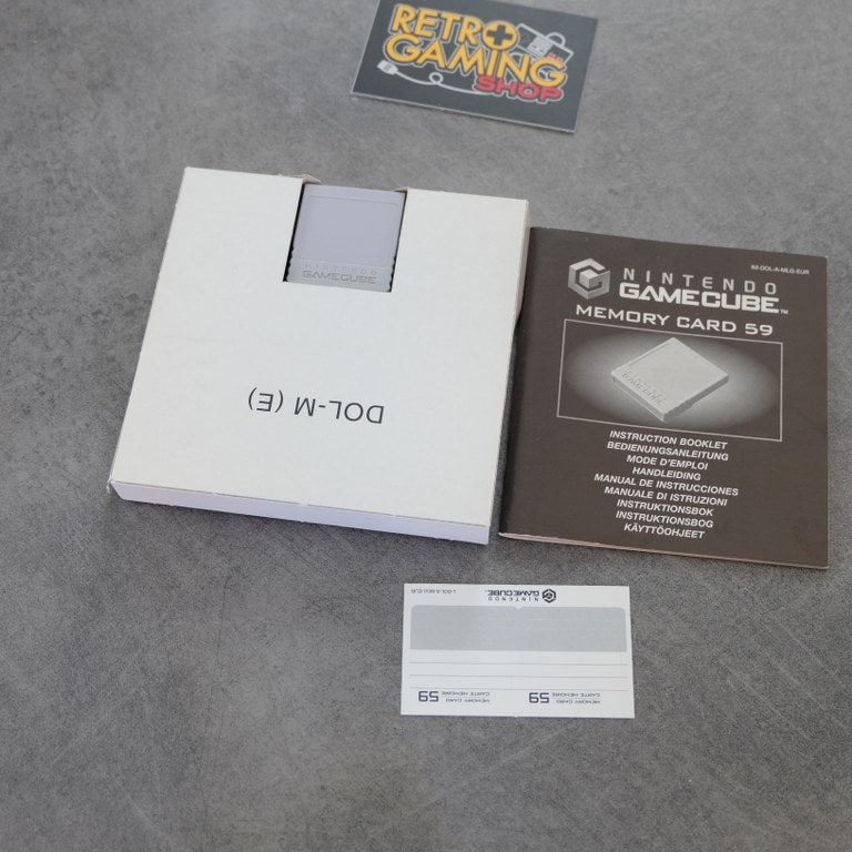 Vendita Memory Card 59 Blocchi Gamecube Boxata - Retrogaming Shop
