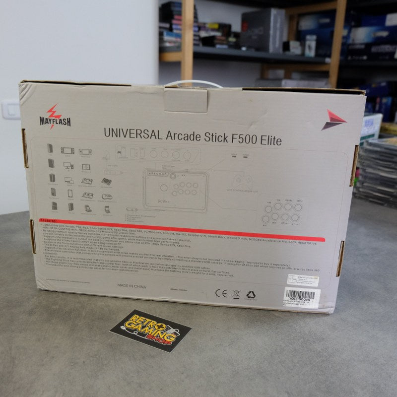 Vendita Universal Arcade Stick F500 Elite Nuovo - Retrogaming Shop