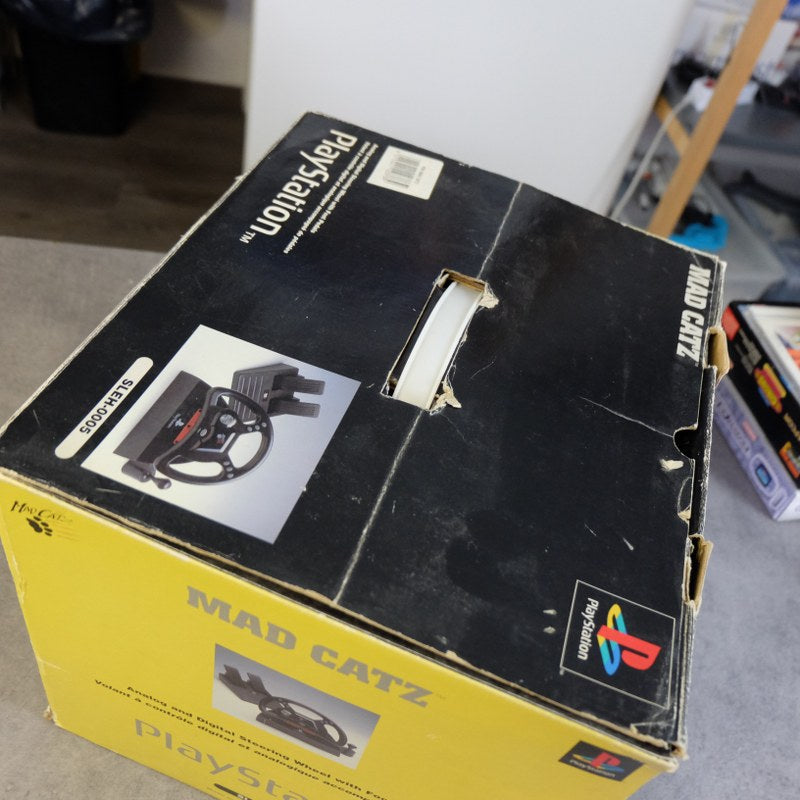 Vendita Mad Catz Steering Wheel Ufficiale Playstation - Retrogaming Shop