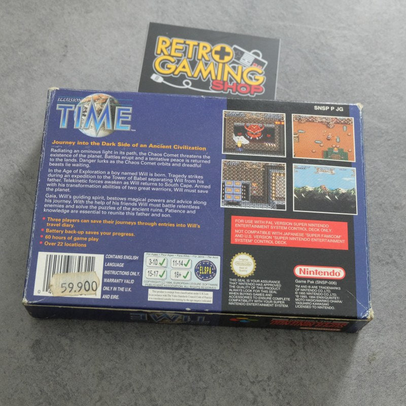 Vendita Illusion of Time - Retrogaming Shop