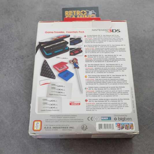 Game Traveler Essentials Pack Custodia Nintendo 2ds / 3ds Nuovo
