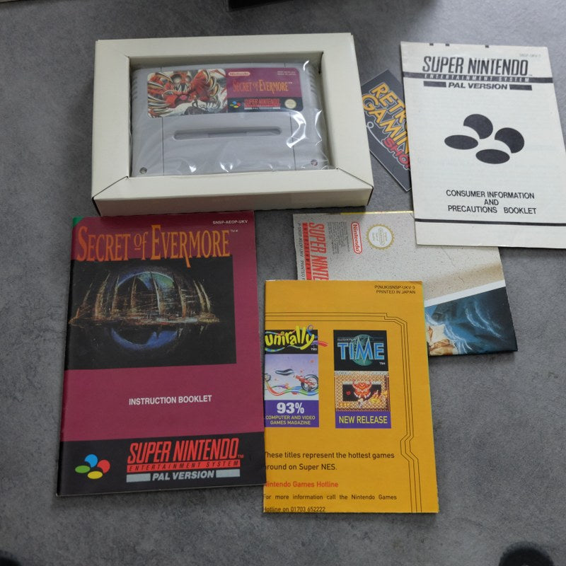 Vendita Secret of Evermore - Retrogaming Shop