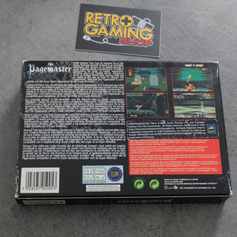 Vendita The Pagemaster - Retrogaming Shop