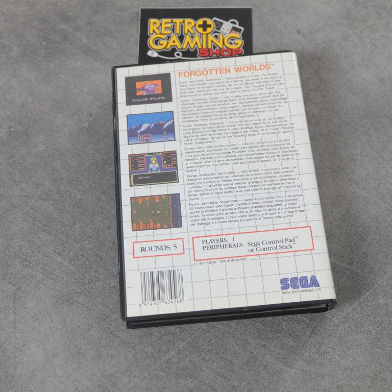 Vendita Forgotten Worlds - Retrogaming Shop