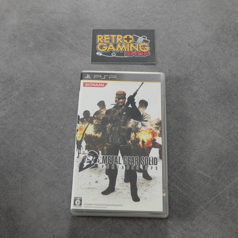 Metal Gear Solid Portable Ops Sony