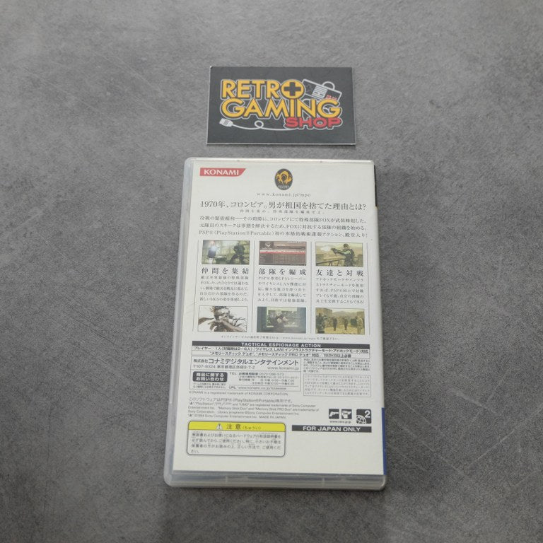 Metal Gear Solid Portable Ops Sony