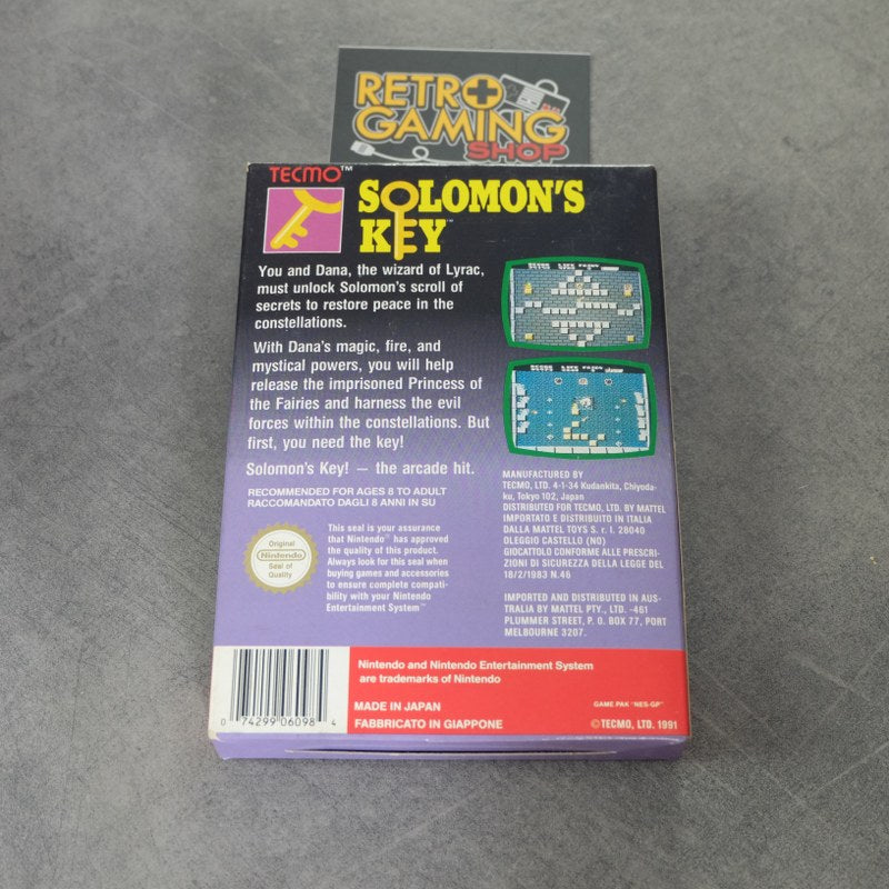 Vendita Solomon’s Key - Retrogaming Shop