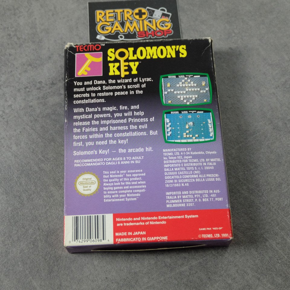 Vendita Solomon’s Key - Retrogaming Shop