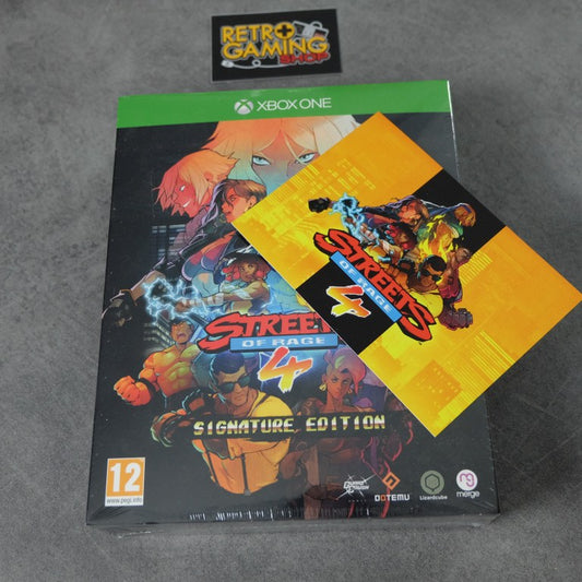 Street of Rage 4 Signature Edition Nuovo + Card Microsoft