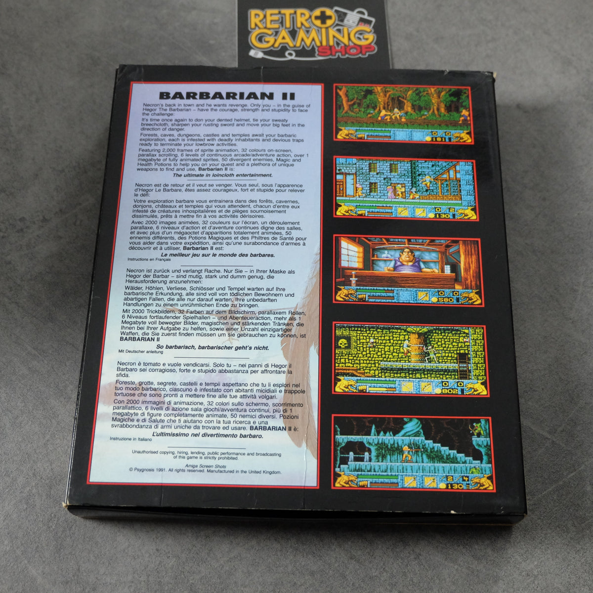 Vendita Barbarian 2 - Retrogaming Shop