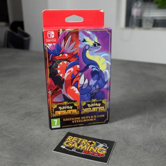 Pokemon Scarlatto/Violetto Edizione duplice Con Steelbook Nuovo