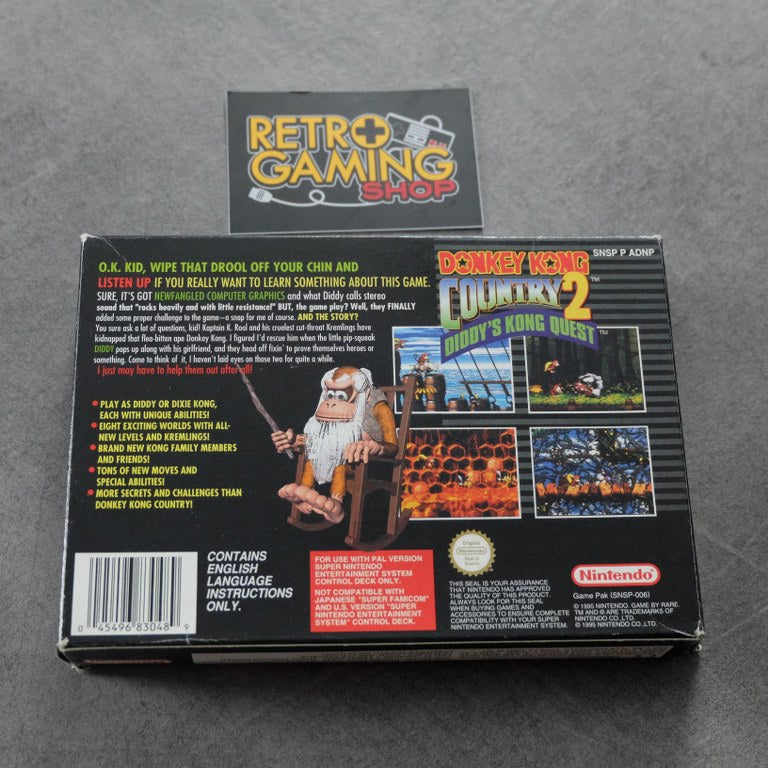 Vendita Donkey Kong Country 2 Diddy’s Kong Quest - Retrogaming Shop