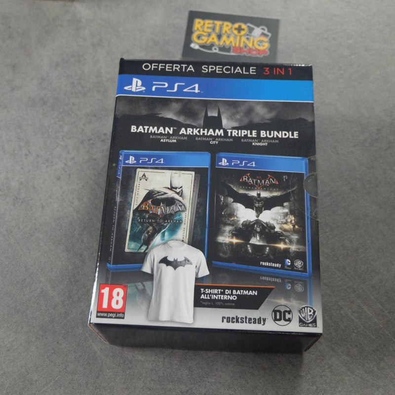 Vendita Batman Arkham Triple Bundle Nuovo - Retrogaming Shop