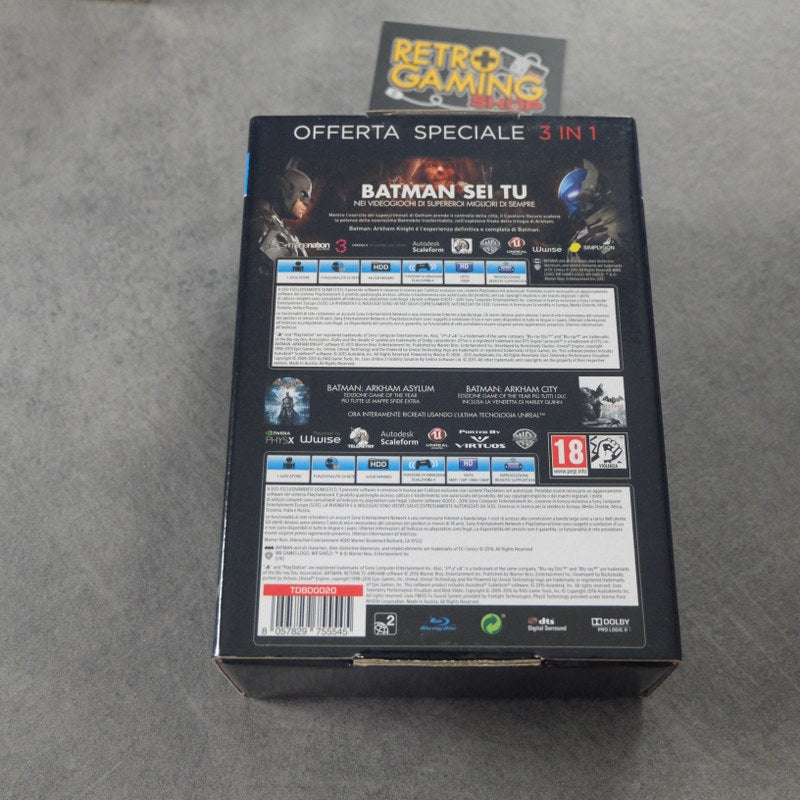 Vendita Batman Arkham Triple Bundle Nuovo - Retrogaming Shop