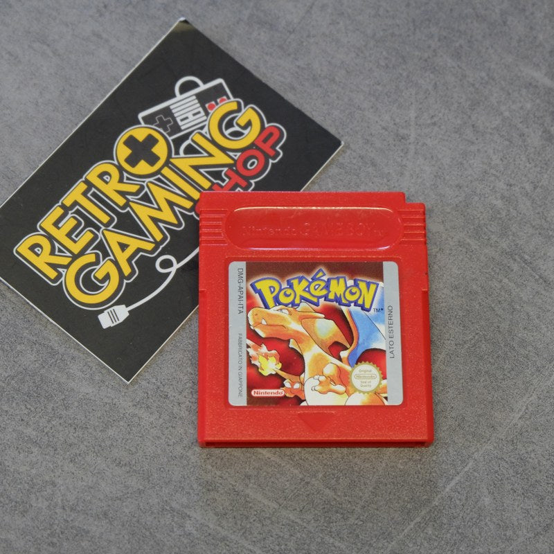 Vendita Pokemon Versione Rossa Ita - Retrogaming Shop