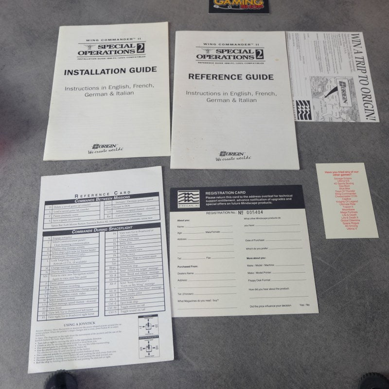 Wing Commander II 2 Vengeance of Kilrathi Microsoft