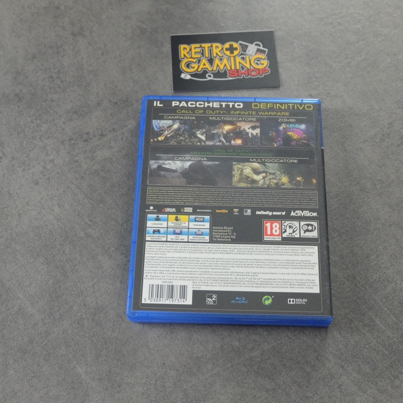 Vendita Call of Duty Infinite Warfare + Call of Duty Modern Warfare Remastered - Retrogaming Shop