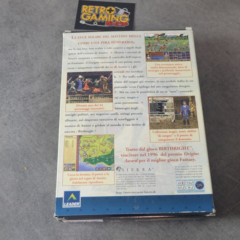 Vendita AD&D Birthright L'alleanza Dei Gorgoni - Retrogaming Shop