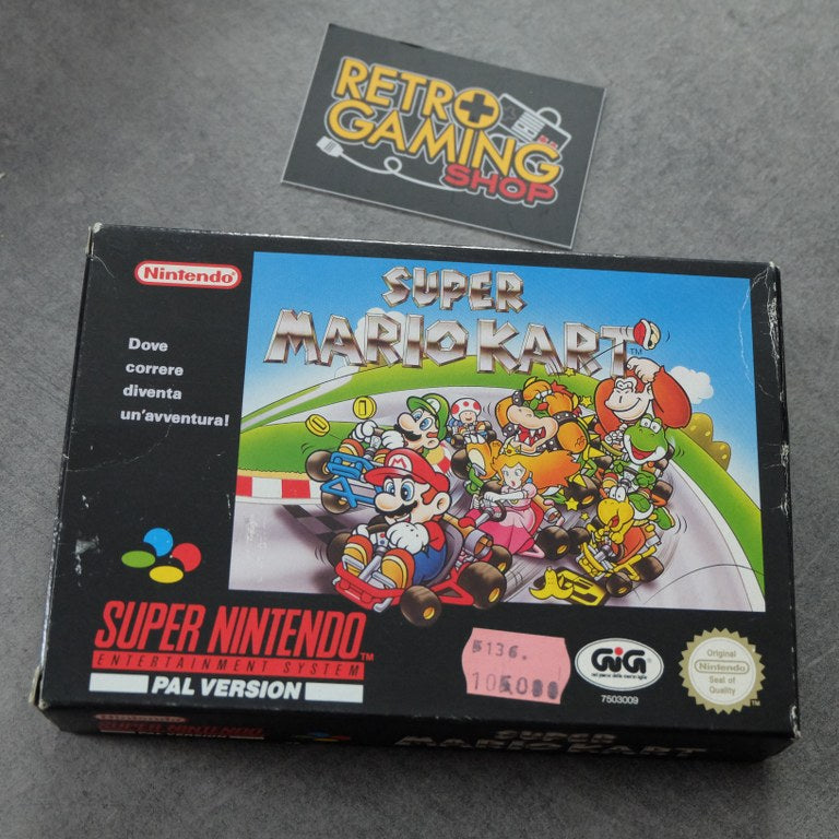 Vendita Super Mario Kart Gig - Retrogaming Shop