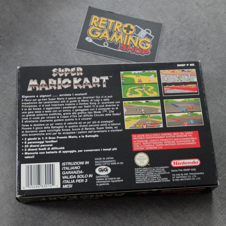 Vendita Super Mario Kart Gig - Retrogaming Shop